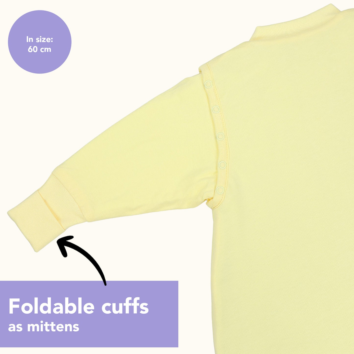 Sleeping Bag with Feet & Foldable Feet Covers - 2.5 TOG