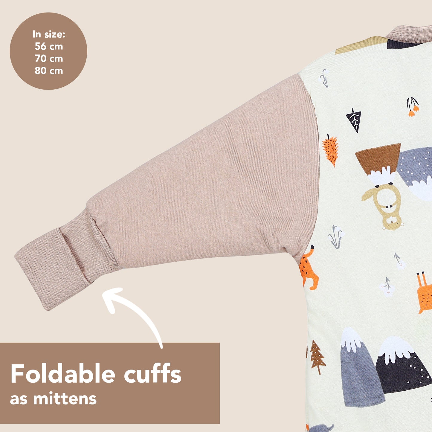 Long Sleeve Baby Sleeping Bag - 3.5 TOG