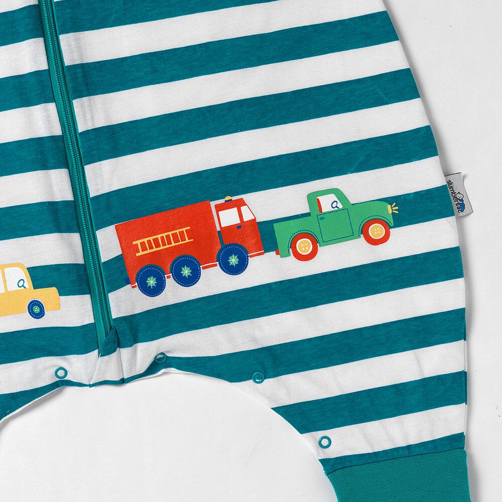 Jersey Cotton Sleeping Bag with Feet - 0.5 Tog