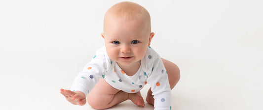 baby crawling along the floor