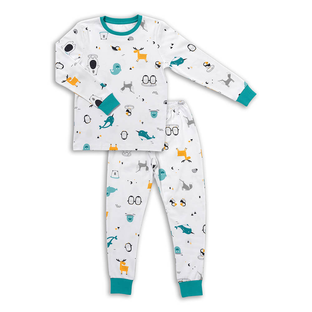 Organic Children's Pyjamas_Polar Pals_front_444