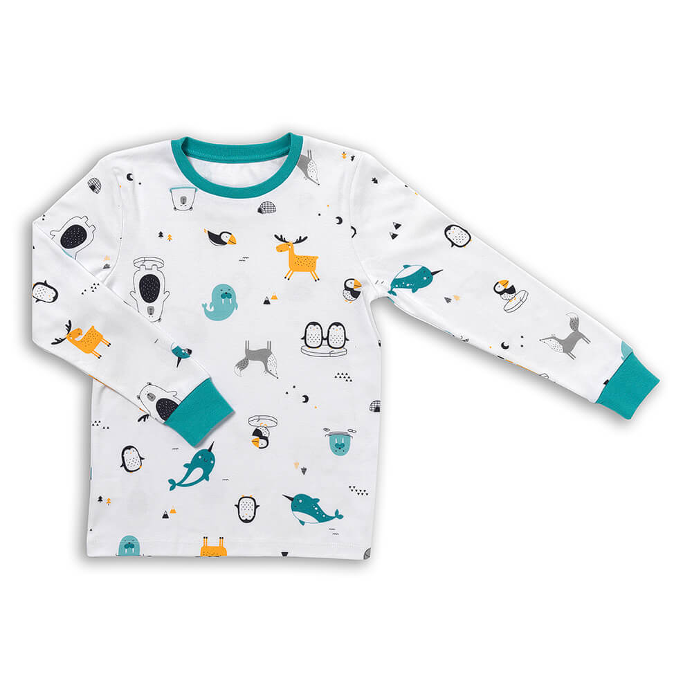 Organic Children's Pyjamas_Polar Pals_top_444