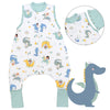 Sleeping Bag with Feet Foldable Feet Covers & Sleeves - 1.0 TOG_Fantasia_Front with armhole_1182