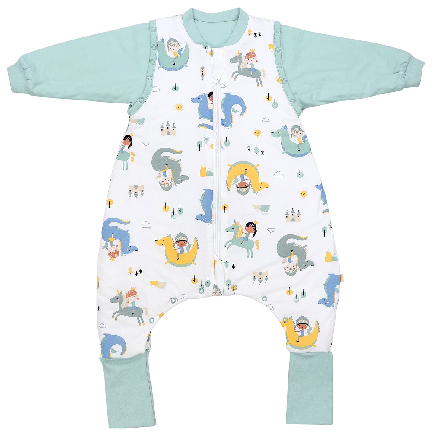 Sleeping Bag with Feet Foldable Feet Covers & Sleeves - 1.0 TOG_Fantasia_front2_1182