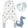 Sleeping Bag with Feet Foldable Feet Covers & Sleeves - 1.0 TOG_Fantasia_Front with armhole_1182