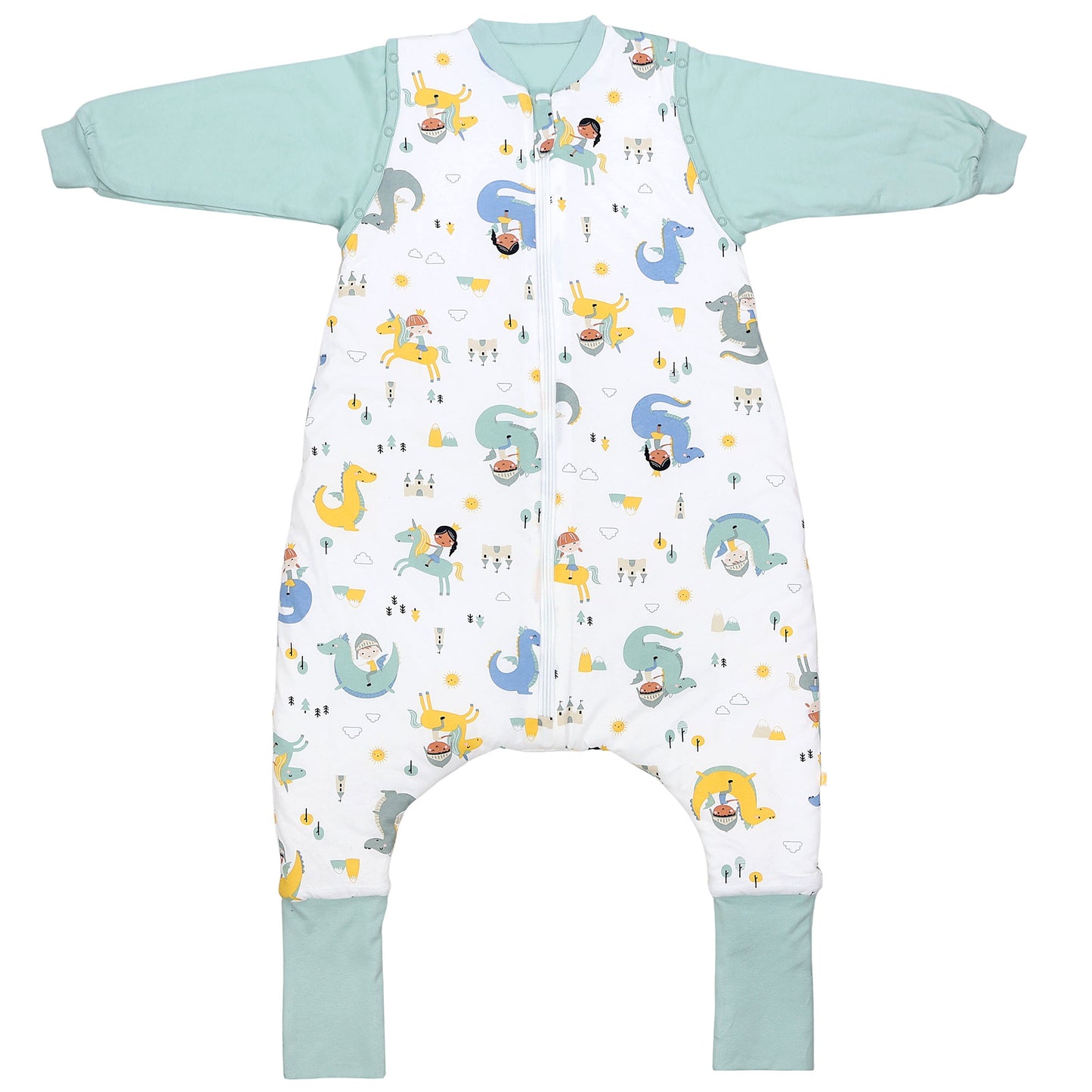 Sleeping Bag with Feet Foldable Feet Covers & Sleeves - 1.0 TOG_Fantasia_front2_1182