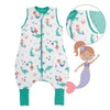 Sleeping Bag with Feet Foldable Feet Covers & Sleeves - 1.0 TOG_Mermaid_Front with armhole_1182