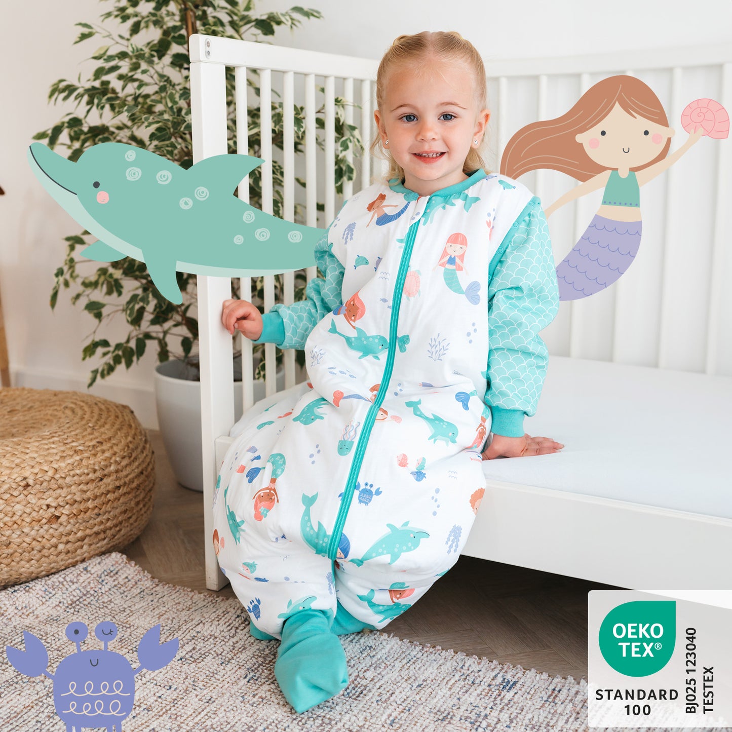 Sleeping Bag with Feet, Foldable Feet Covers & Sleeves - 1.0 TOG