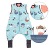Sleeping Bag with Feet Foldable Feet Covers & Sleeves - 1.0 TOG_Pirate_Front with armhole_1182