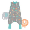Sleeping Bag with Feet Foldable Feet Covers & Sleeves - 1.0 TOG_Safari_Front with armhole_1182