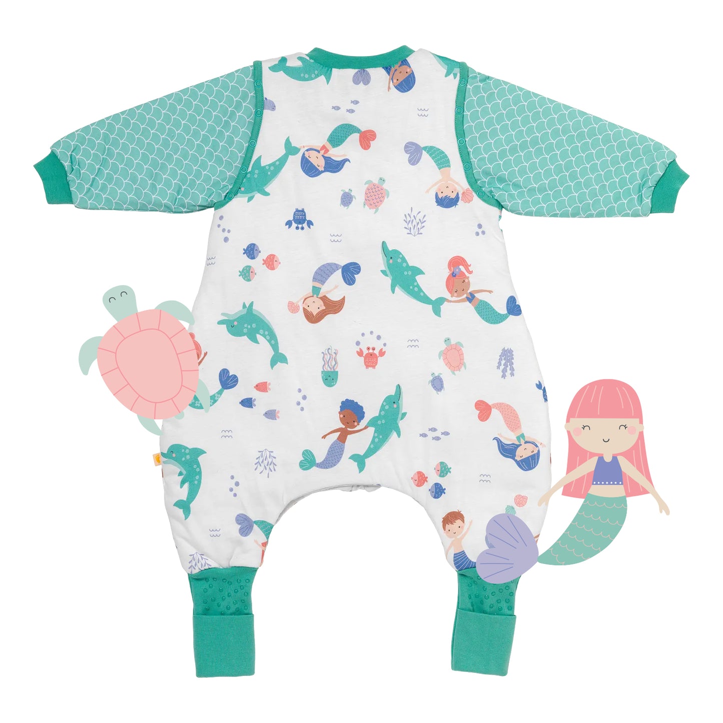 Sleeping Bag with Feet, Foldable Feet Covers & Sleeves - 1.0 TOG