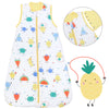 Baby Sleeping Bag - 1.0 TOG_Sporty Fruit_Front with armhole_1187