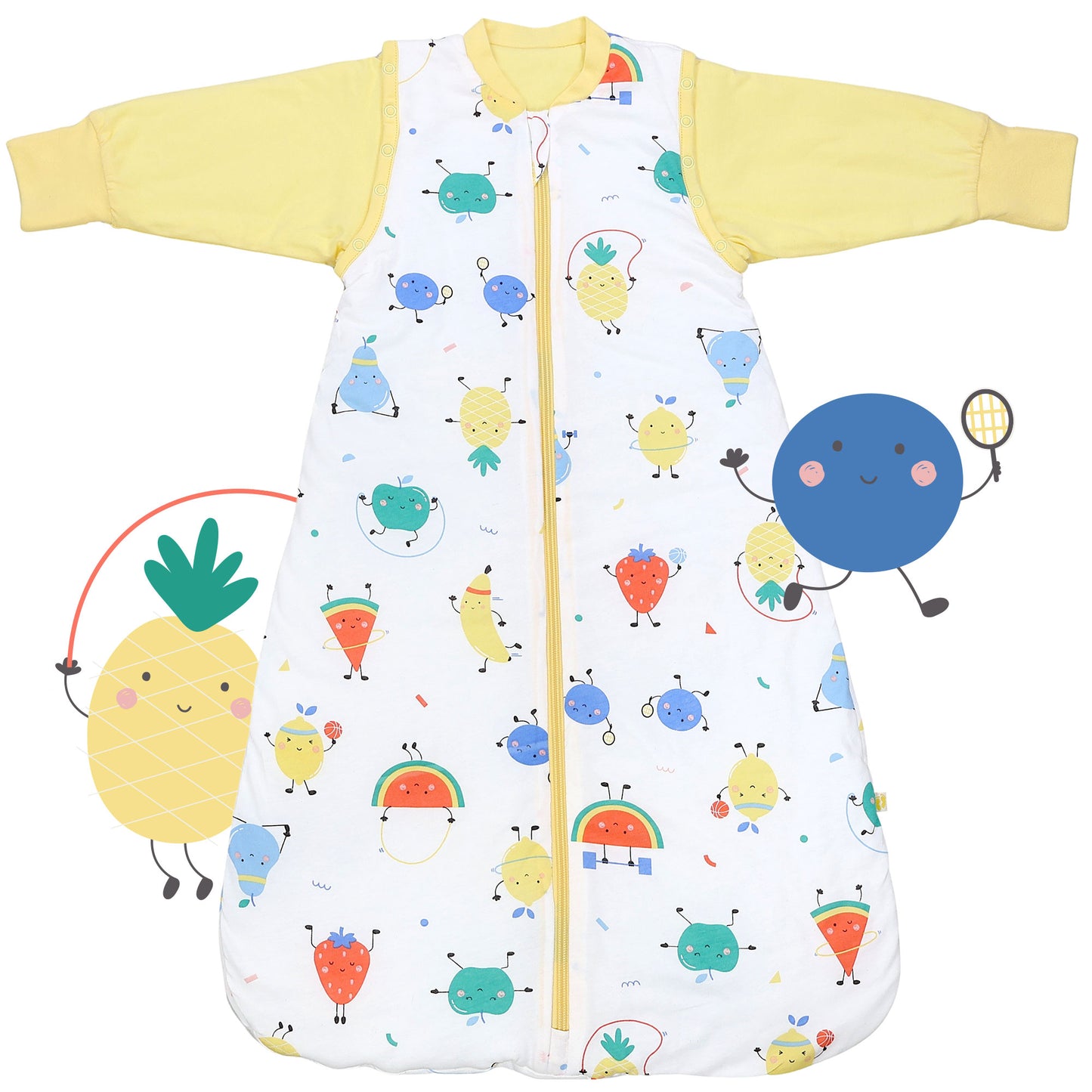 Baby Sleeping Bag - 1.0 TOG_Sporty Fruit_front_1187