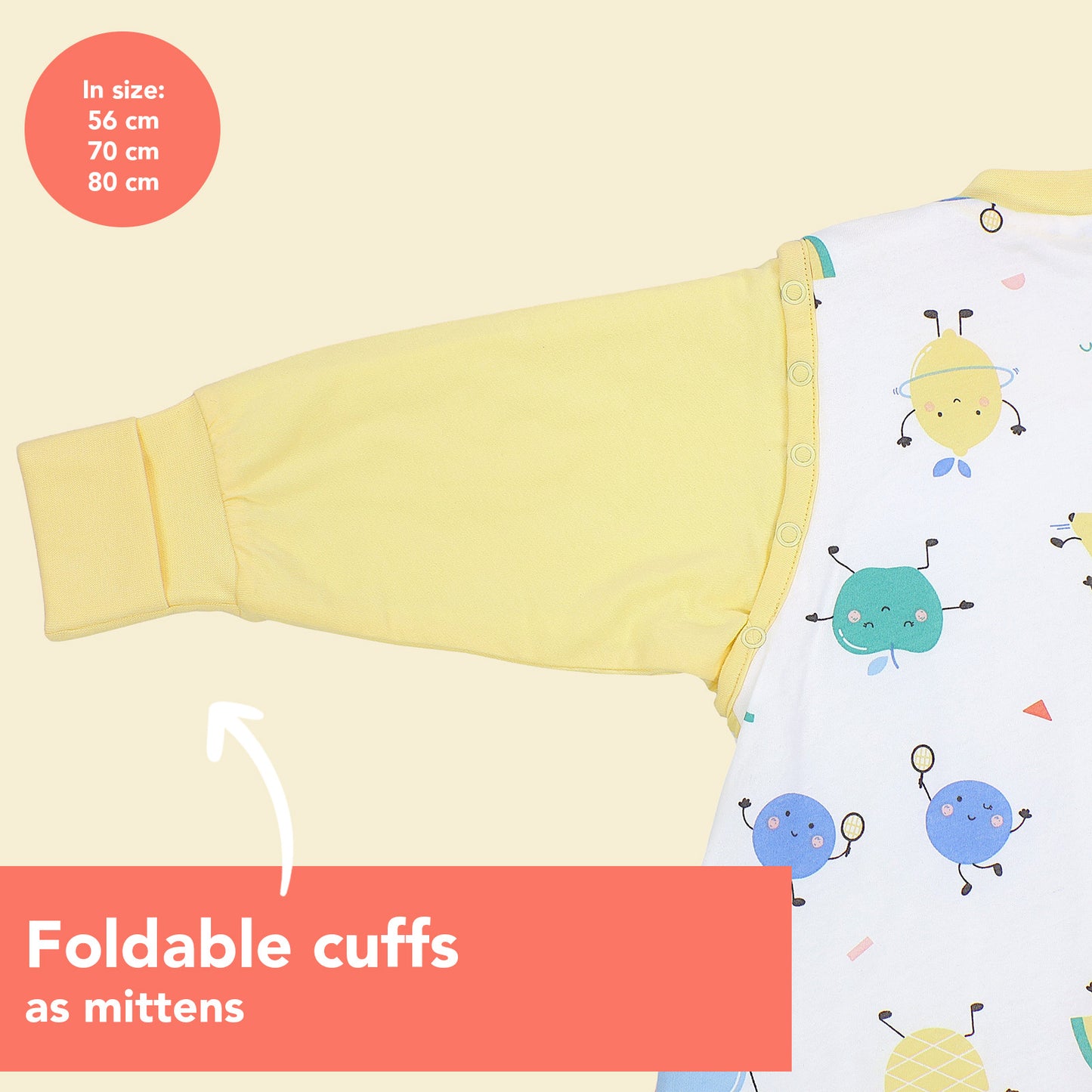 Baby Sleeping Bag - 1.0 TOG_Sporty Fruit_sample image_1187