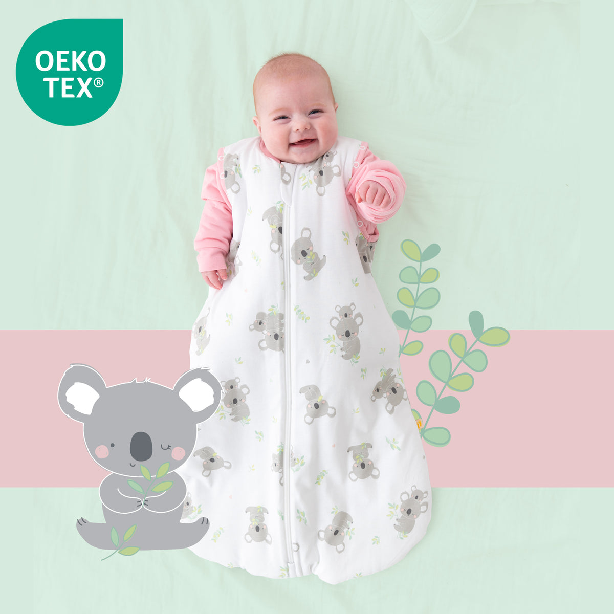 Baby Sleeping Bag - 1.0 TOG_Koala_OEKOTEX_1187