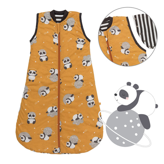 Baby Sleeping Bag - 1.0 TOG_Panda_Front with armhole_1187