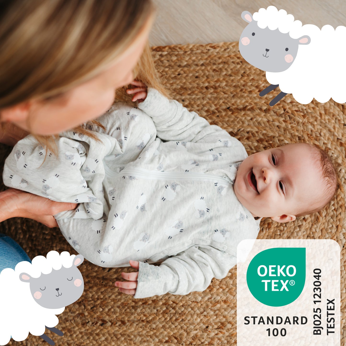 Baby Sleeping Bag - 1.0 TOG_OEKOTEX_1187