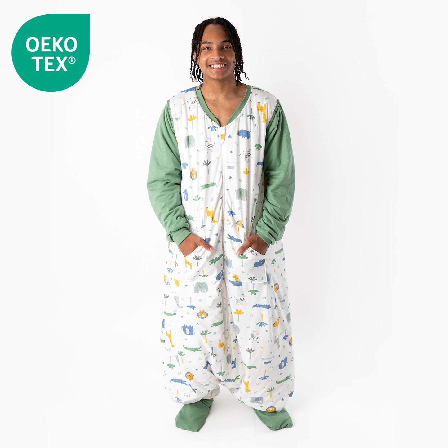 Adult Sleeping Bag with Feet & Detachable Sleeves - 2.5 TOG