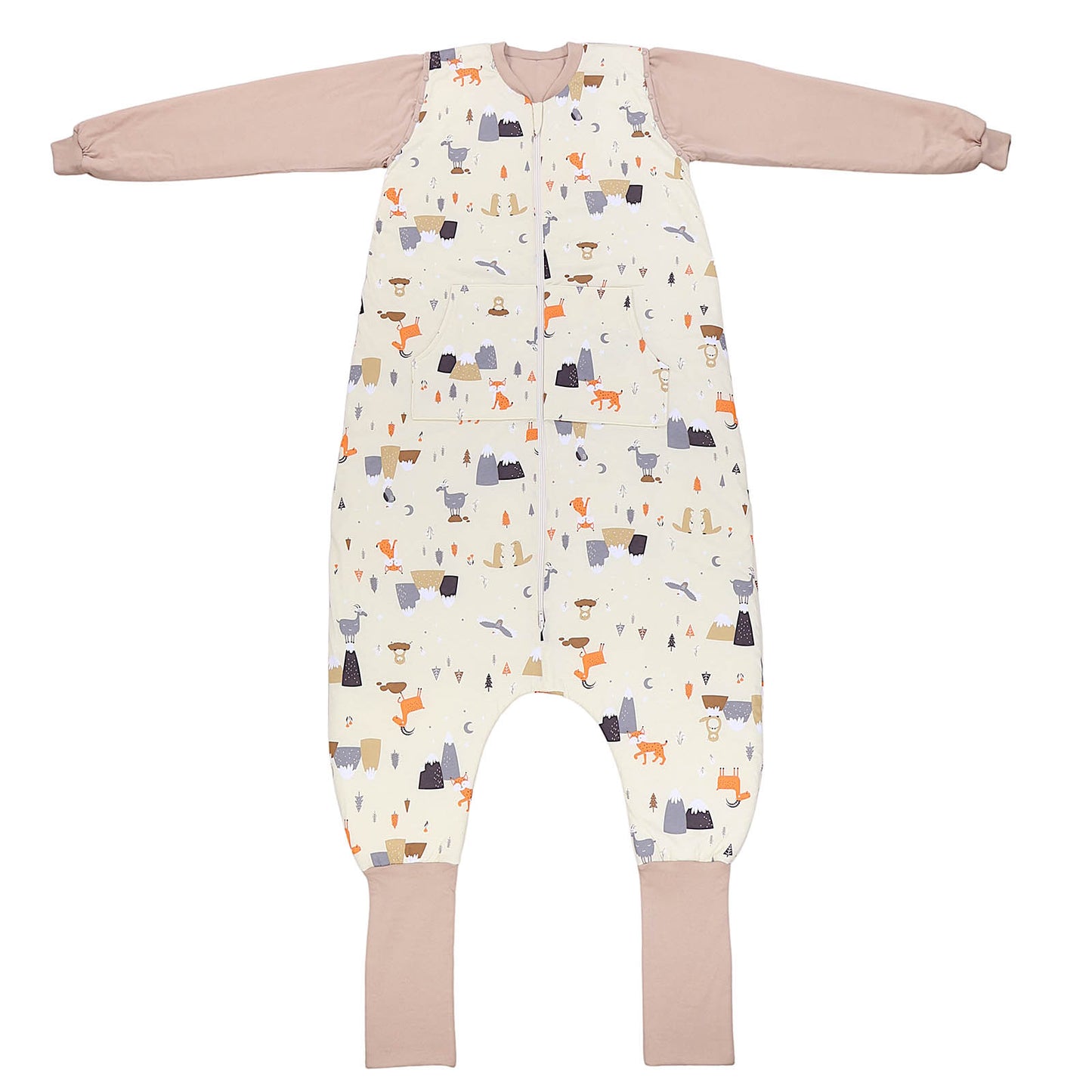 Adult Sleeping Bag with Feet & Detachable Sleeves - 3.5 TOG