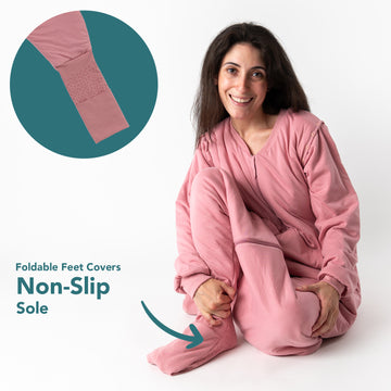 schlafsack erwachsene co-sleeping Adult Sleeping Bag with Feet & Detachable Sleeves
