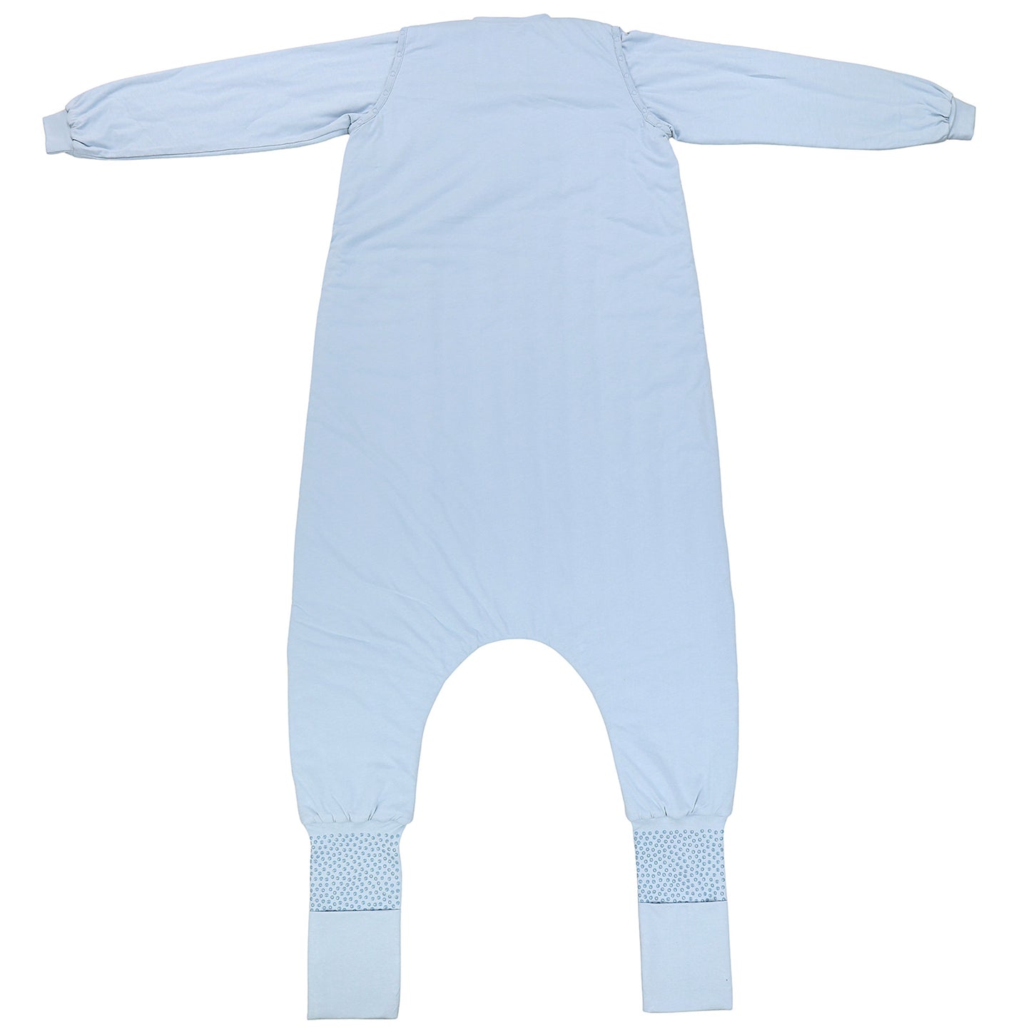 Adult Sleeping Bag with Feet & Detachable Sleeves - 1.0 TOG_Powder Blue_back_1190