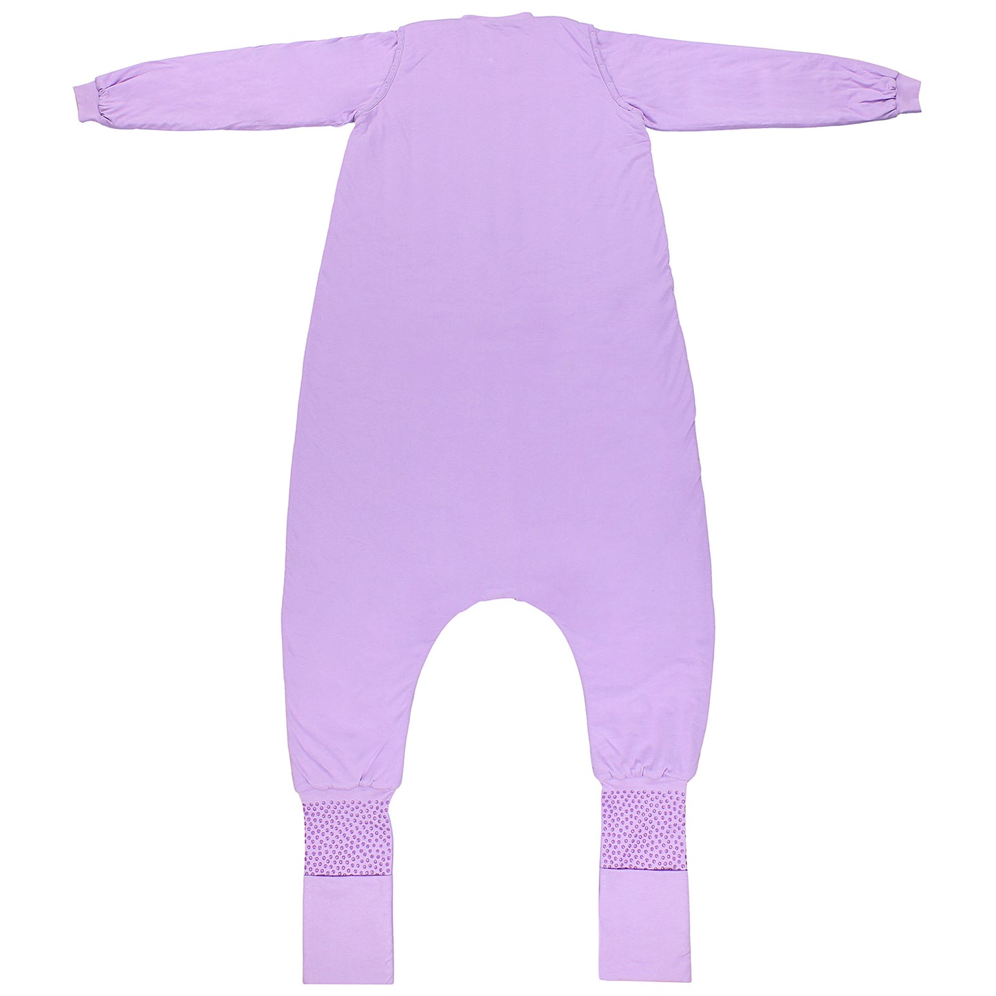 Adult Sleeping Bag with Feet & Detachable Sleeves - 1.0 TOG_Lilac_back_1190