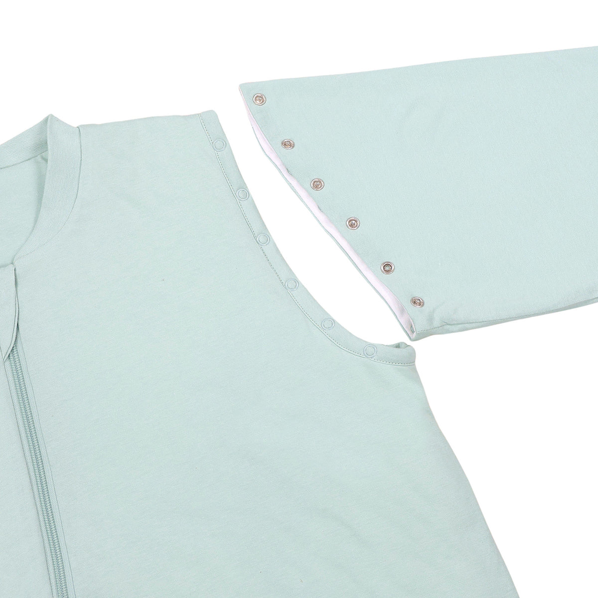 Adult Sleeping Bag with Feet & Detachable Sleeves - 1.0 TOG_Sage_sleeve area_1190