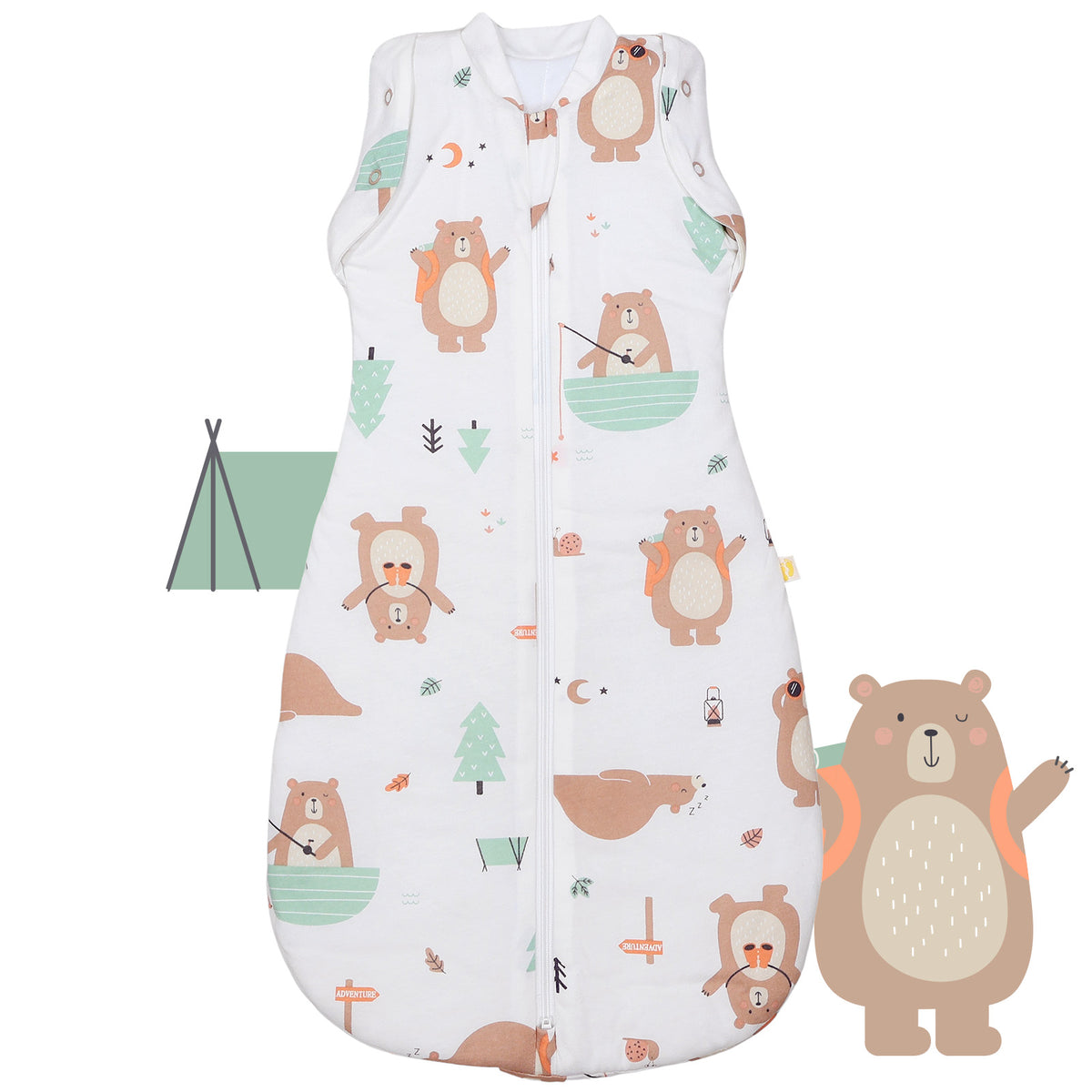 Swaddle bag 2.5 TOG_Explorer Bear_front_1193
