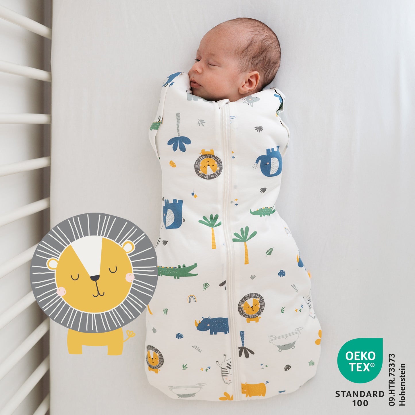 Swaddle bag 1.0 TOG_Jungle_OEKOTEX_1198