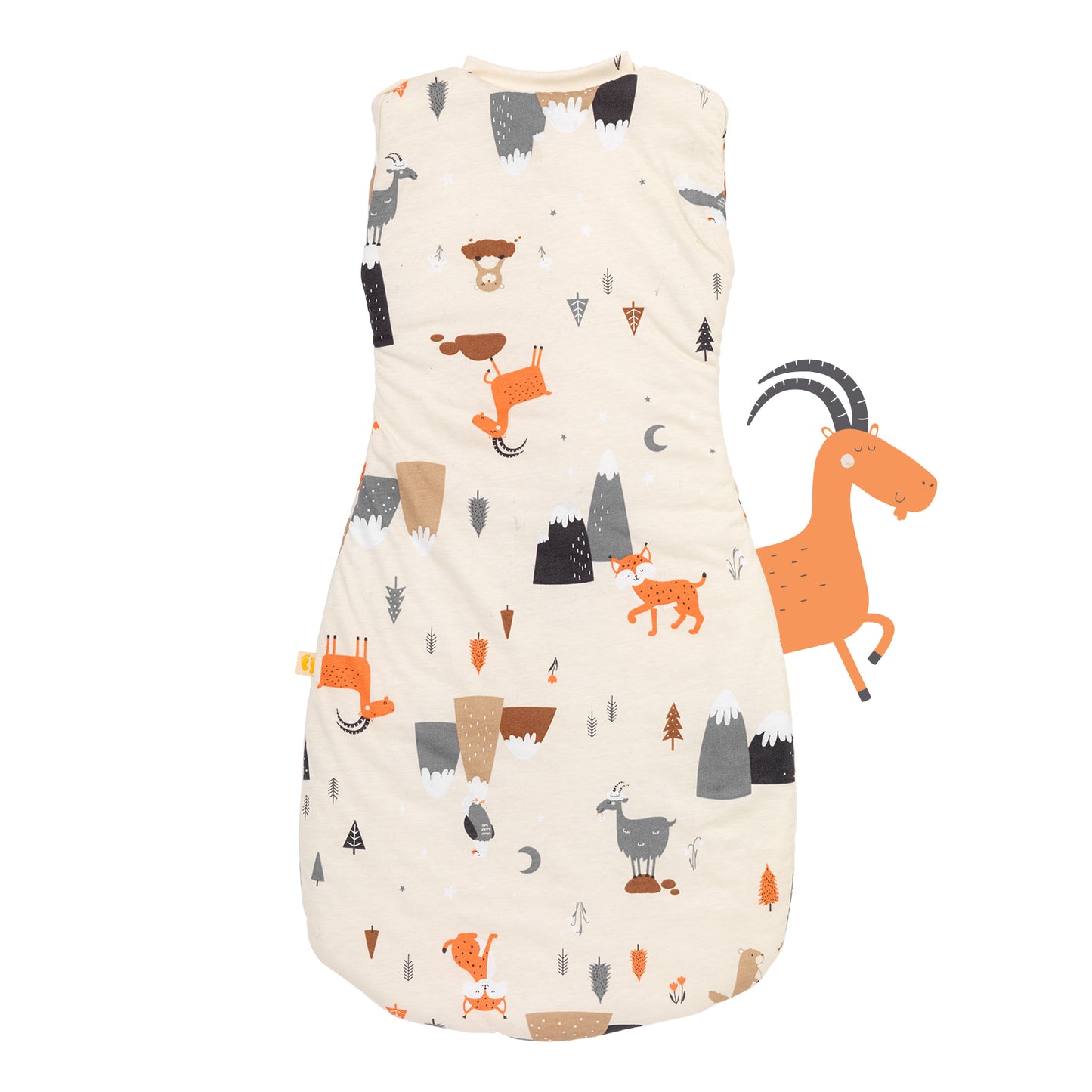 Swaddle bag 1.0 TOG_Mountain Animals_back_1198