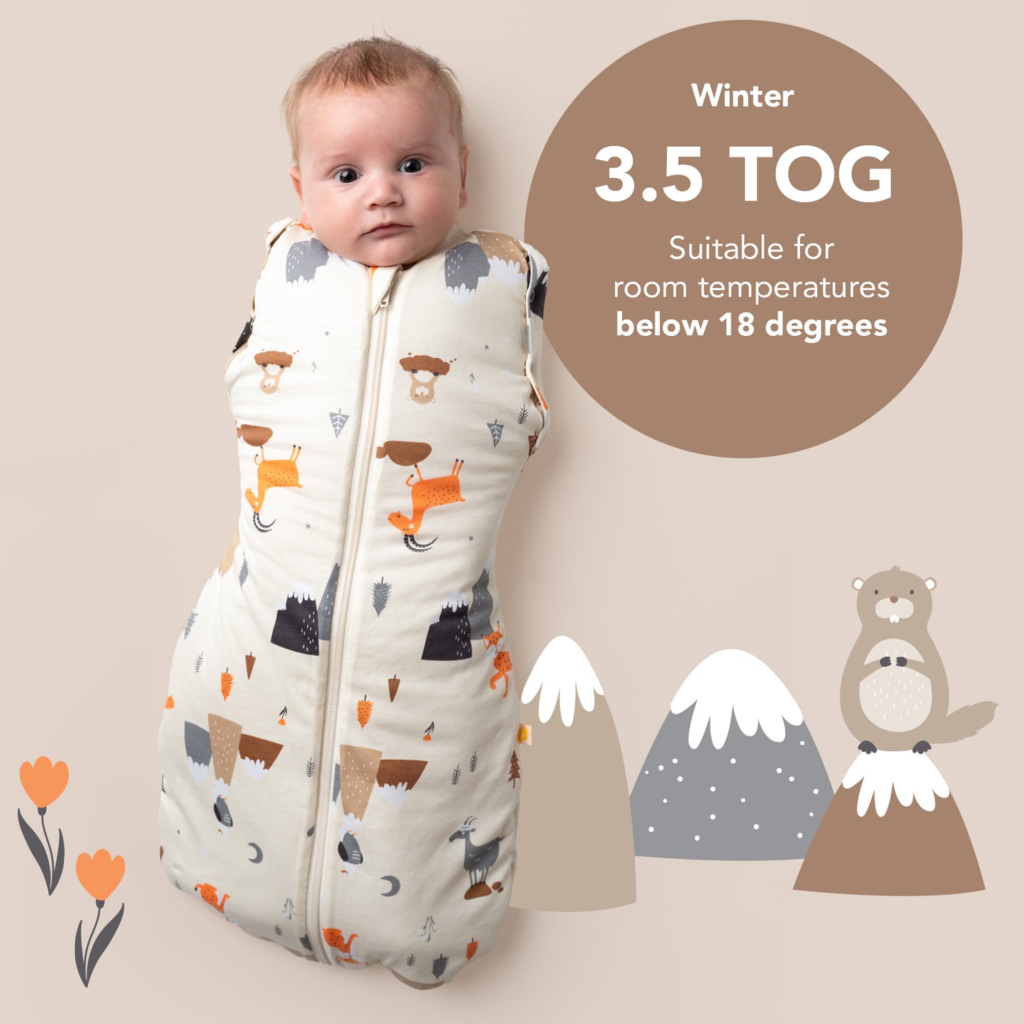 Swaddle bag 3.5 TOG