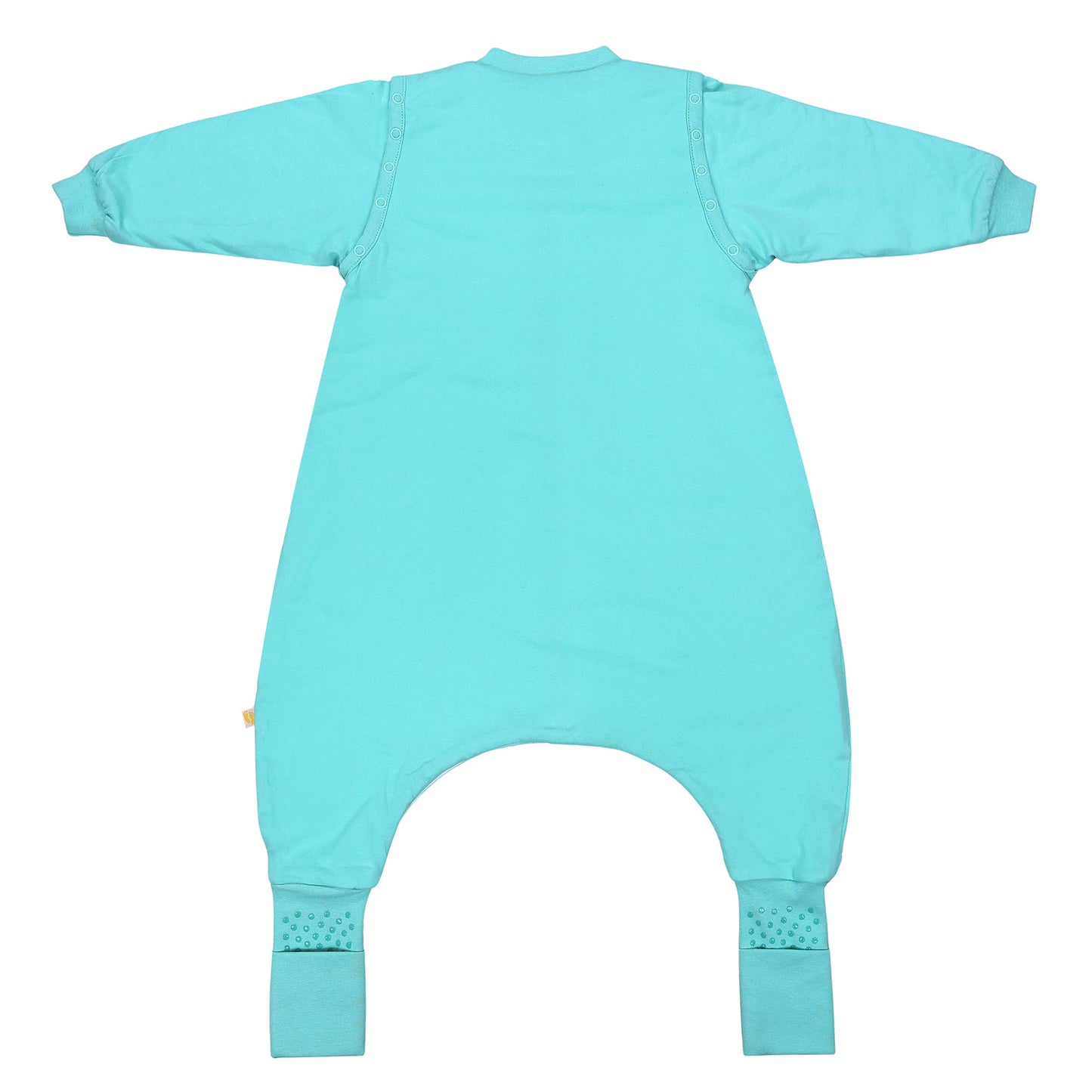 Sleeping Bag with Feet Foldable Feet Covers & Sleeves - 1.0 TOG_Aqua_back_1200