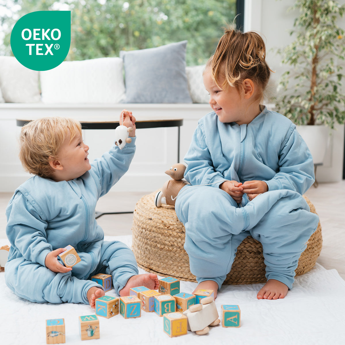Sleeping Bag with Feet Foldable Feet Covers & Sleeves - 1.0 TOG_Kangaroo_OEKOTEX_1200