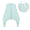 Sleeping Bag with Feet Foldable Feet Covers & Sleeves - 1.0 TOG_Sage_Front with armhole_1200
