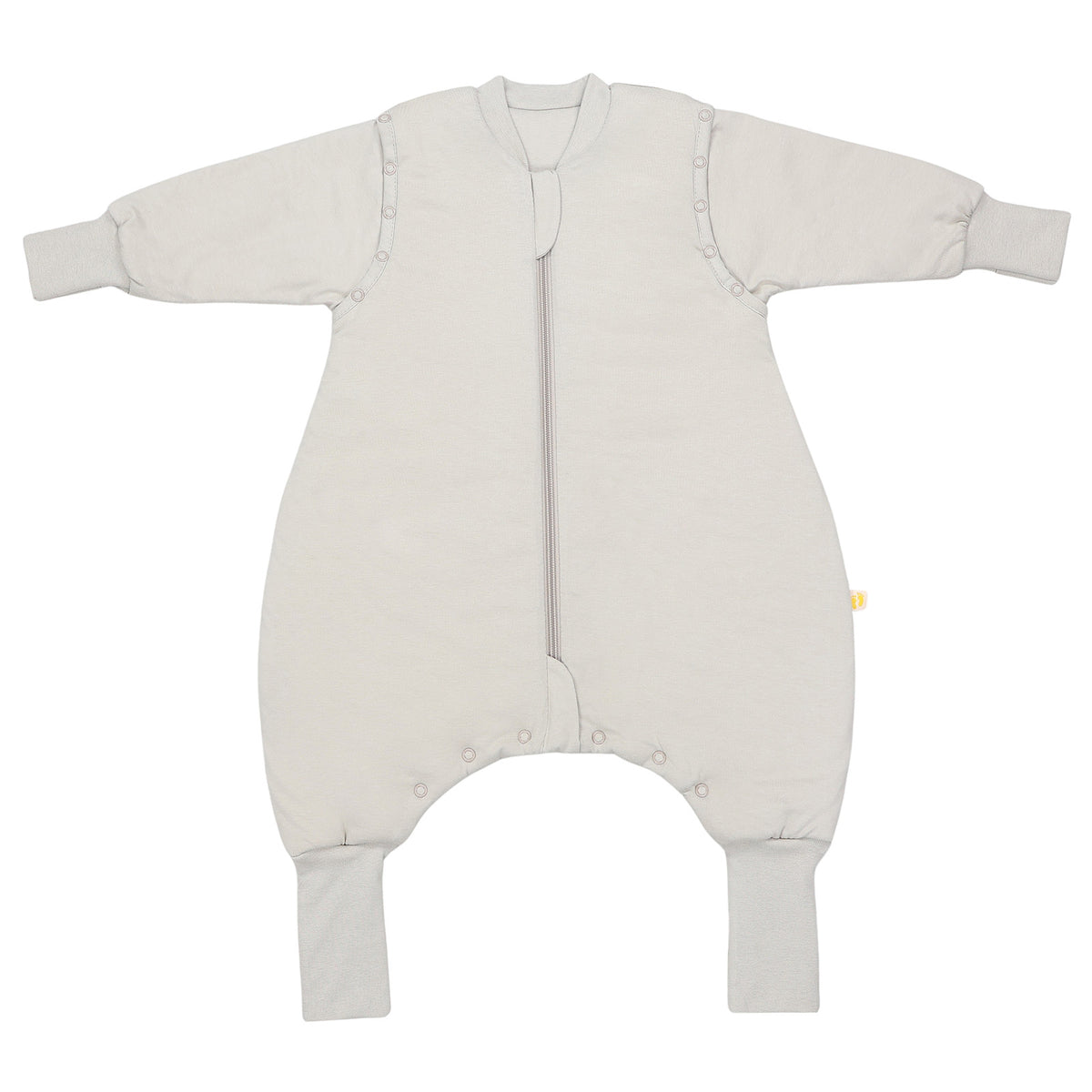 Sleeping Bag with Feet Foldable Feet Covers & Sleeves - 1.0 TOG_Oatmeal_front_1200