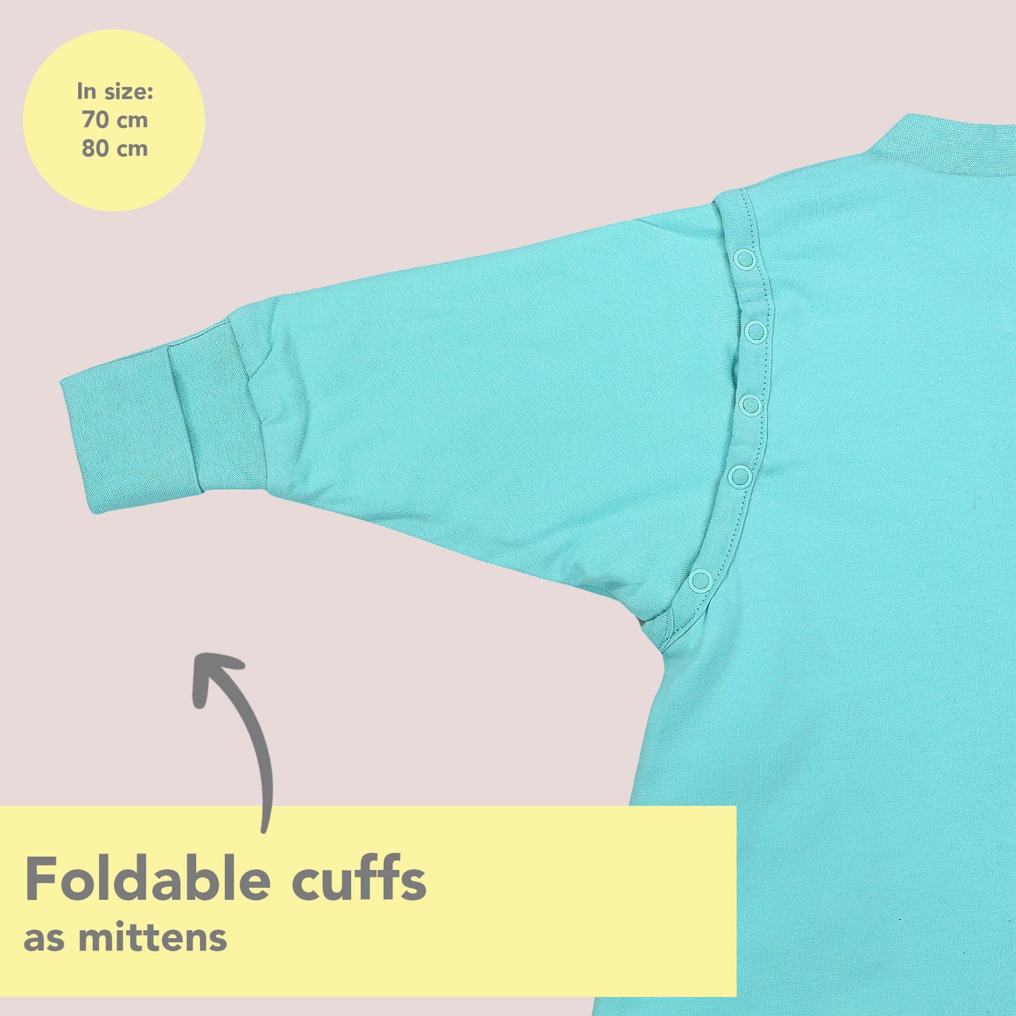 Baby Sleeping Bag - 1.0 TOG_Aqua_sample image_1201