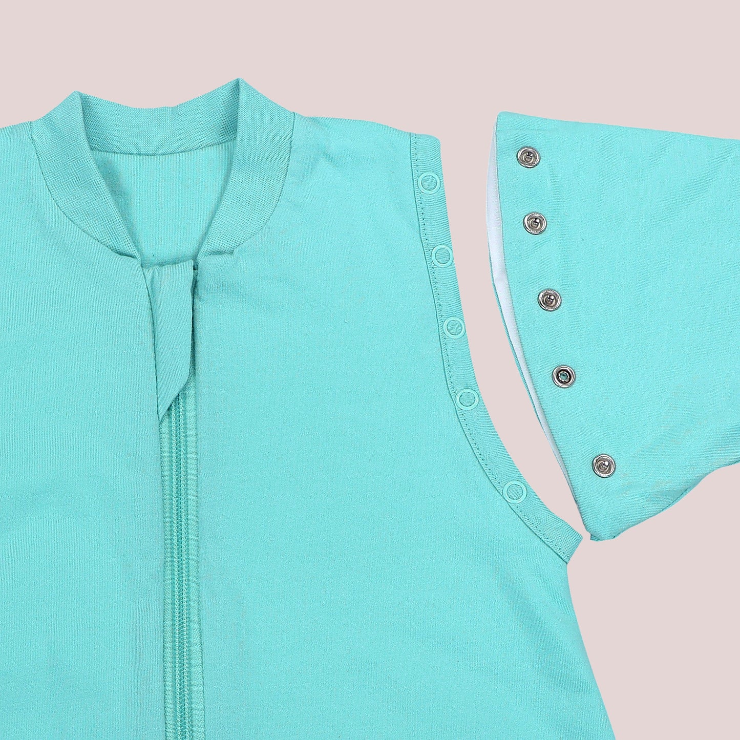 Baby Sleeping Bag - 1.0 TOG_Aqua_sleeve area_1201