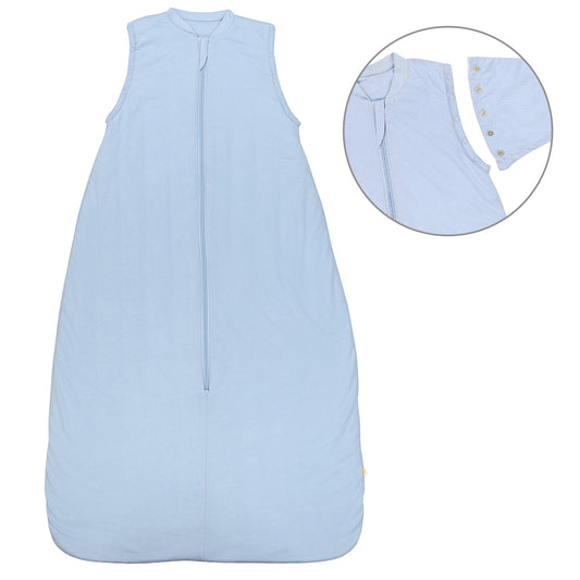Baby Sleeping Bag - 1.0 TOG_Powder Blue_Front with armhole_1201