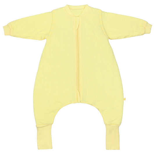 Sleeping Bag with Feet & Foldable Feet Covers - 2.5 TOG_Soft Yellow_front_1202