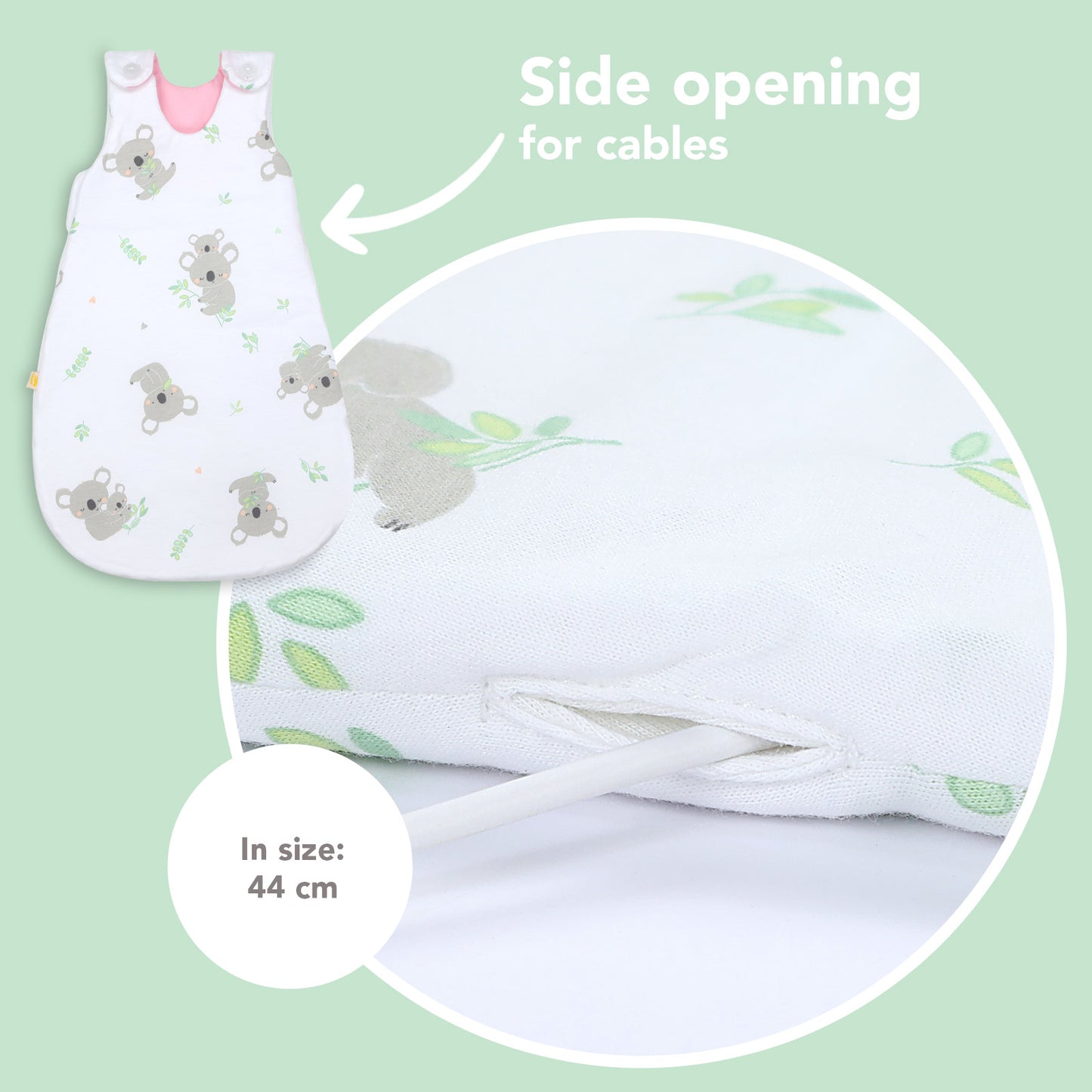 Baby Sleeping Bag - 1.0 TOG_Koala_detail3_1204