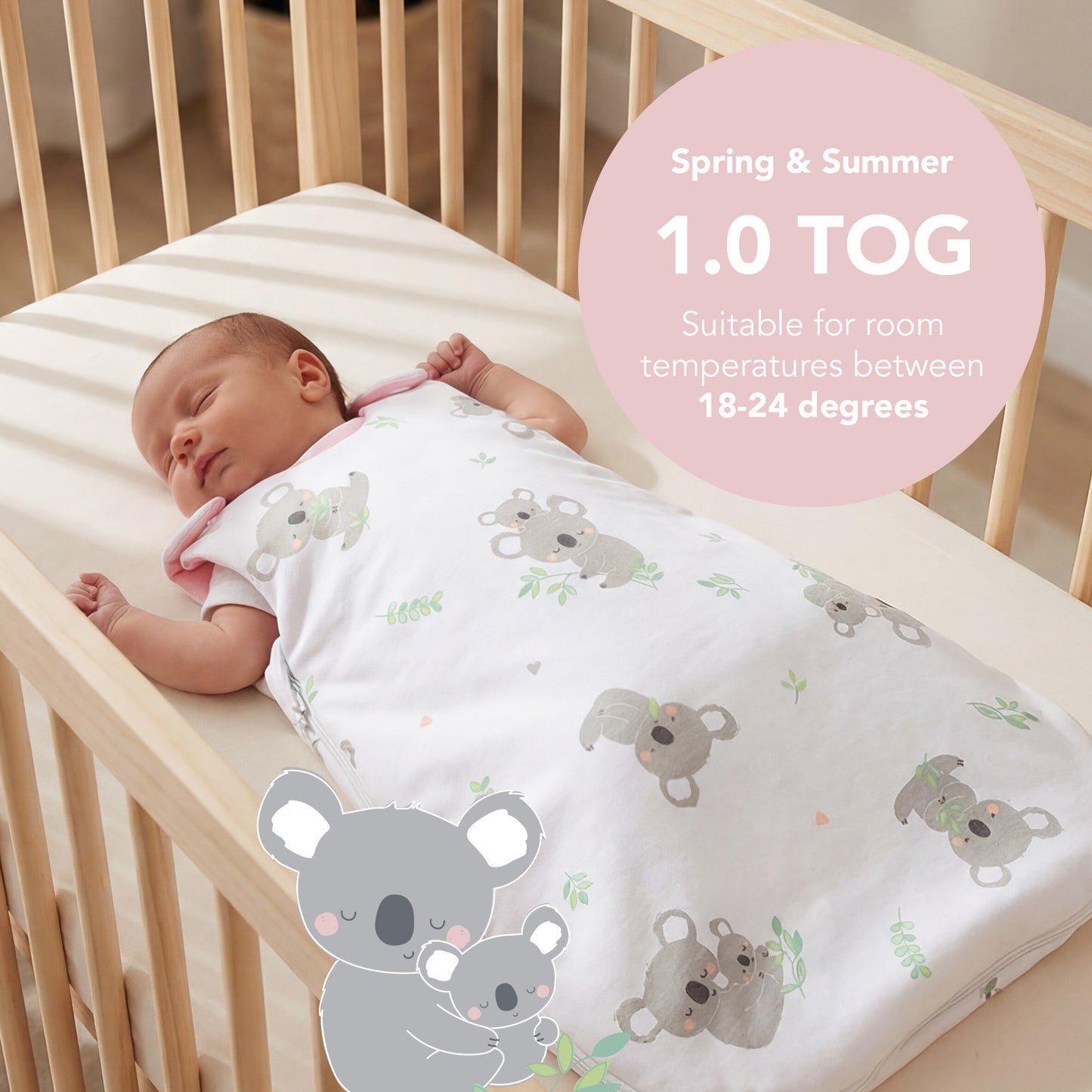 Baby Sleeping Bag - 1.0 TOG_Koala_TOG_1204