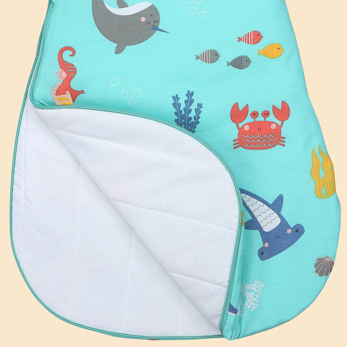 Baby Sleeping Bag - 1.0 TOG_Under the Sea_detail_1204