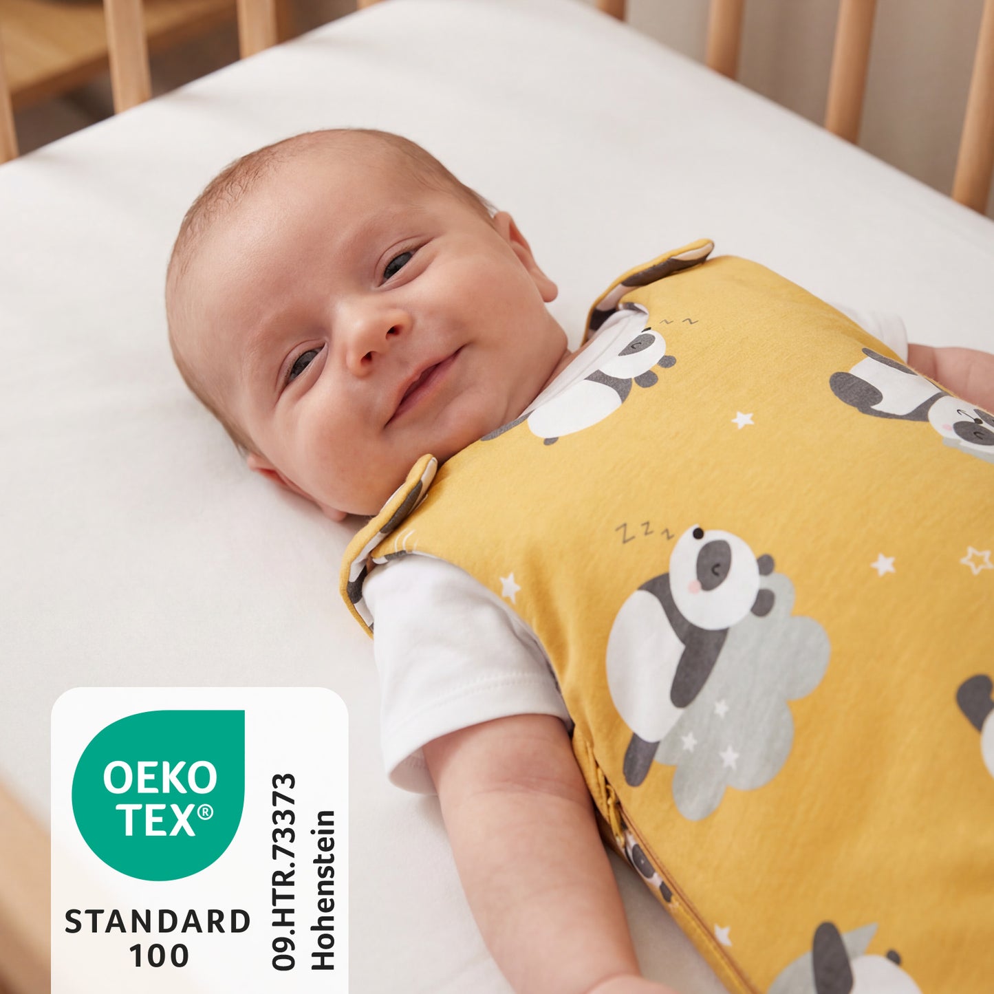 Baby Sleeping Bag - 1.0 TOG_Panda_OEKOTEX_1204