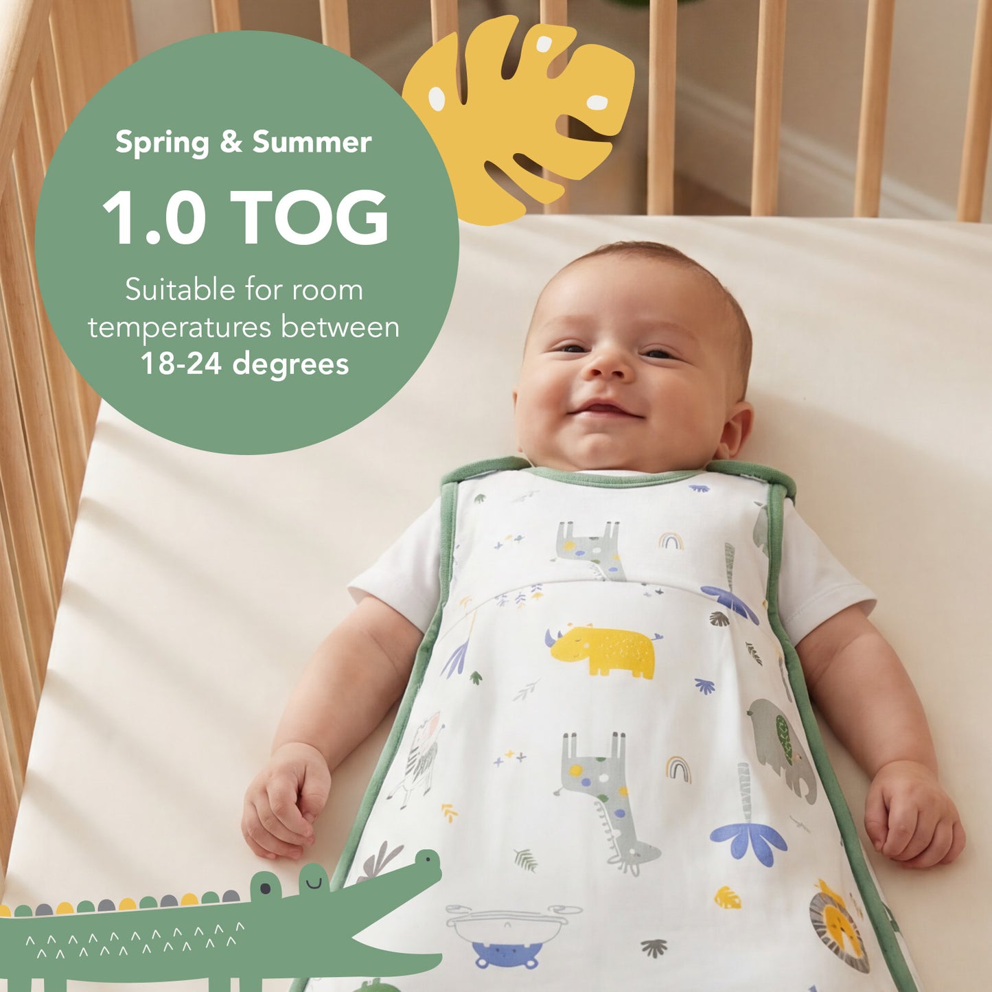 Baby Sleeping Bag - 1.0 TOG_Jungle_TOG_1204
