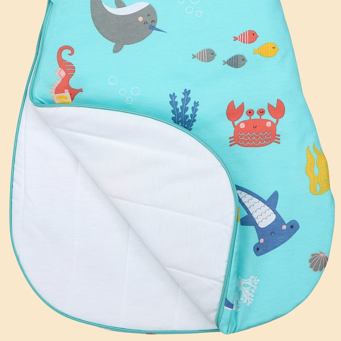 Baby Sleeping Bag - 1.0 TOG_Under the Sea_detail_1204