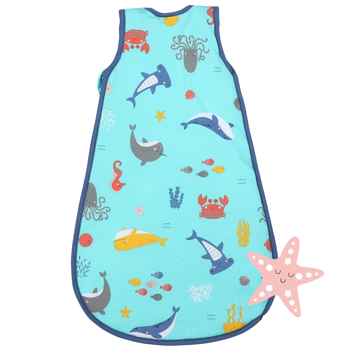 Baby Sleeping Bag - 1.0 TOG_Under the Sea_back_1204