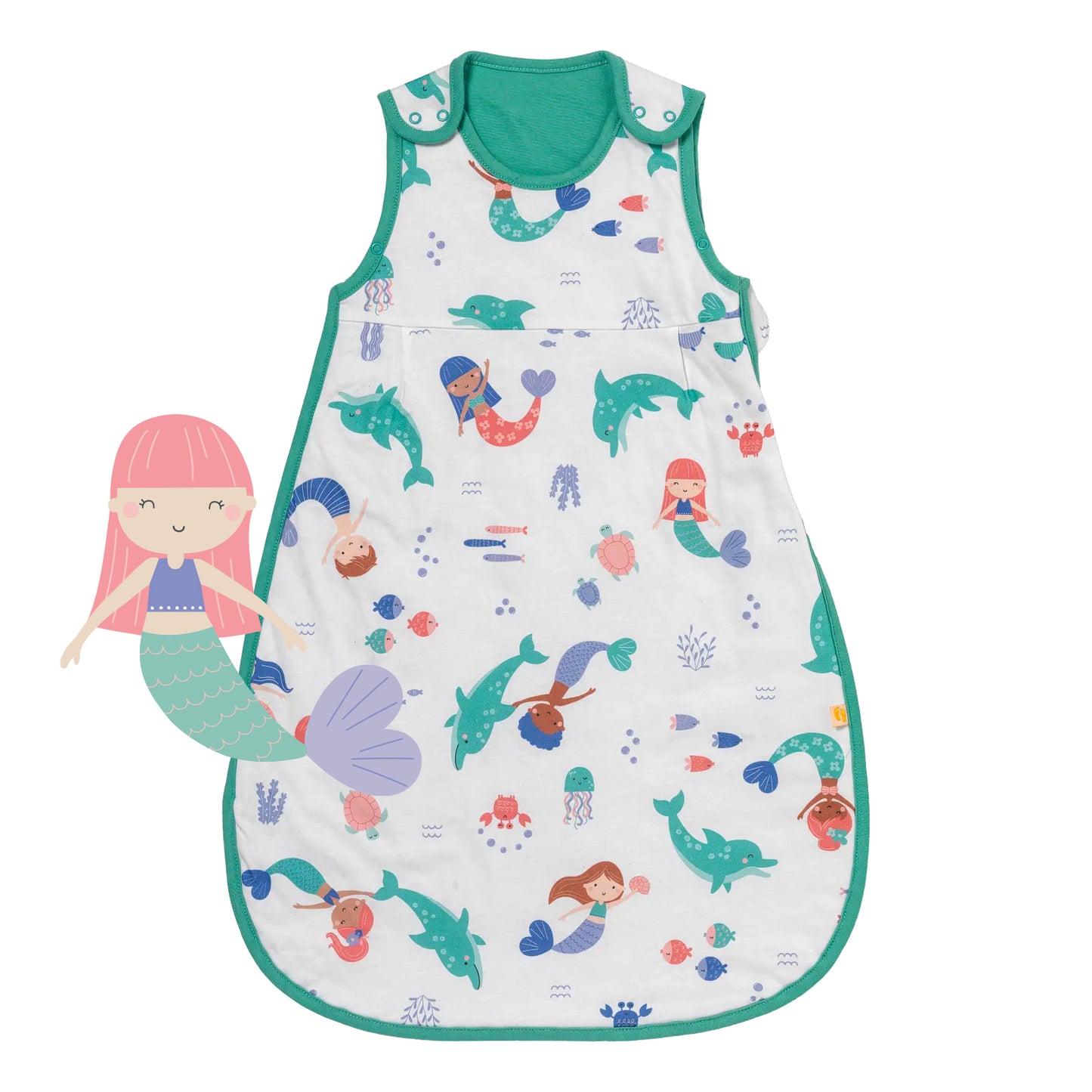 Baby Sleeping Bag - 1.0 TOG_Mermaid_front_1204