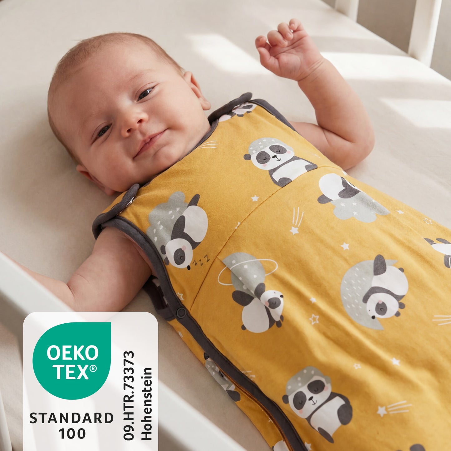 Baby Sleeping Bag - 1.0 TOG_Panda_OEKOTEX_1204