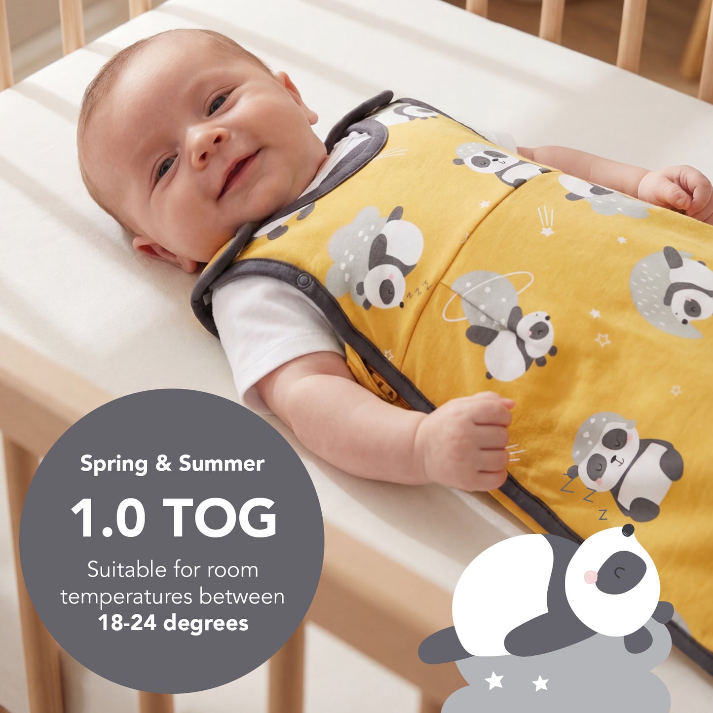 Baby Sleeping Bag - 1.0 TOG_Panda_TOG_1204