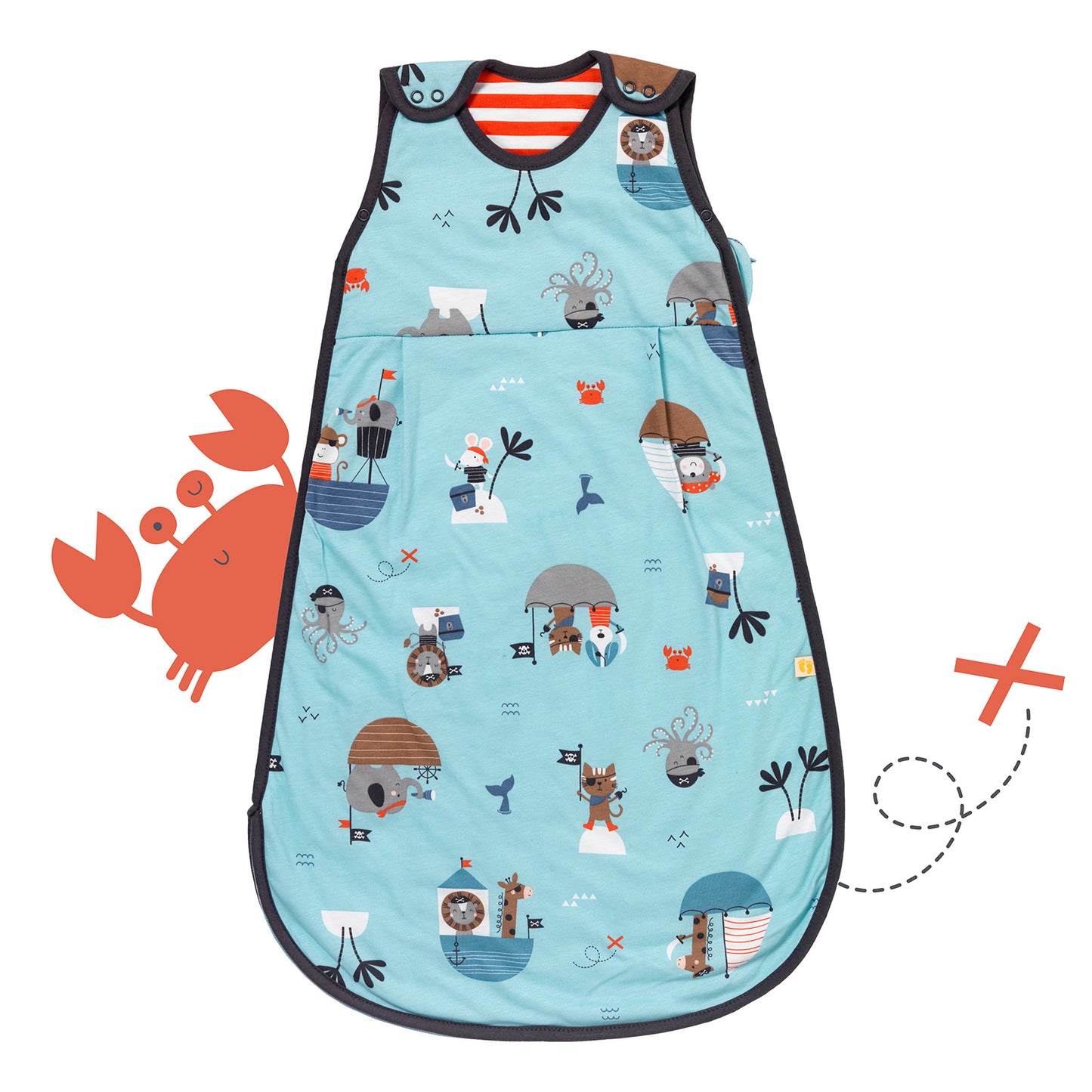 Baby Sleeping Bag - 1.0 TOG_Pirate_front_1204